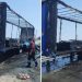 Seyir halindeki tır dorsesinde yangın