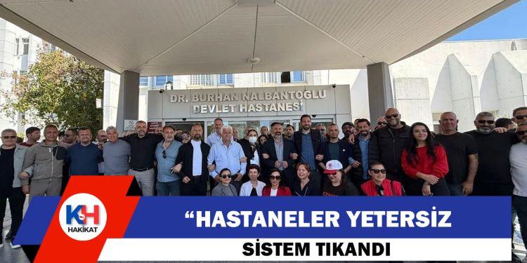 Sendikalar hastane önünde: “Sağlık sistemi çöküyor”