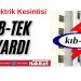 Kıb-Tek duyurdu: Elektrik kesintisi olacak
