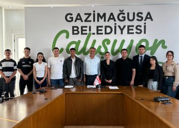 Gazimağusa Belediyesi ile Gazimağusa Gençlik Meclisi Platformu arasında iş birliği sözleşmesi imzalandı