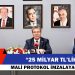 Ünal Üstel: Türkiye ziyareti kapsamında 25 milyar TL’lik mali iş birliği protokolü imzalayacağız