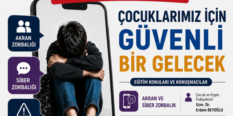 Polis, “Güvenli Okul Projesi” kapsamında velilere yönelik konferans düzenliyor