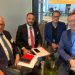 Yeşilırmak ve Taçoy, Strazburg’da temaslarda bulundu