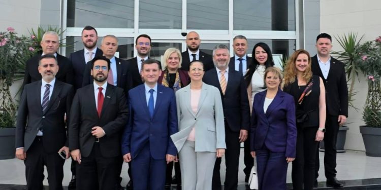 DEİK Türkiye-KKTC İş Konseyi heyeti, Sanayi Odası’nı ziyaret etti