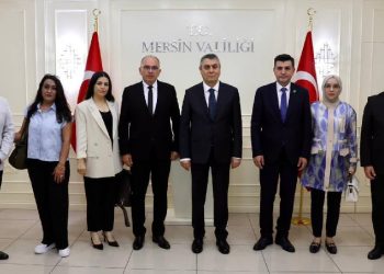 Şehit Aileleri ve Malül Gaziler Derneği, 19 Mayıs dolayısıyla Mersin’de temaslarda bulundu
