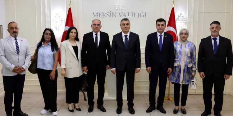 Şehit Aileleri ve Malül Gaziler Derneği, 19 Mayıs dolayısıyla Mersin’de temaslarda bulundu