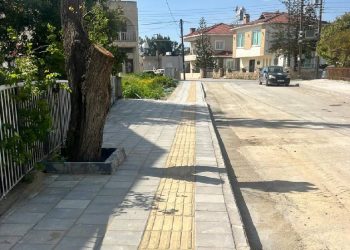 Aslanköy’deki drenaj ve kaldırım çalışması tamamlandı