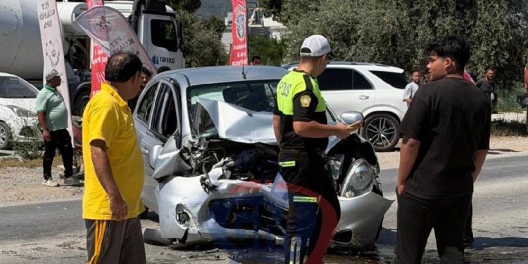 Çatalköy yolunda korkutan kaza: 3 yaralı