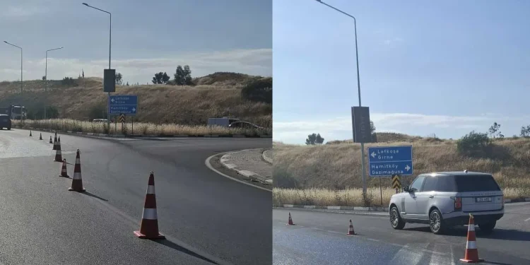 Polisten uyarı: Yola yağ dökülmesi nedeniyle trafik akışında kontrollü düzenleme yapıldı