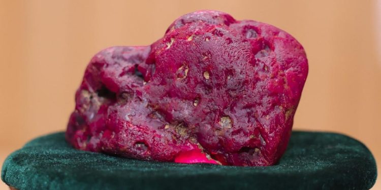Myanmar’da 2,2 kilogram ağırlığında nadir bir yakut bulundu