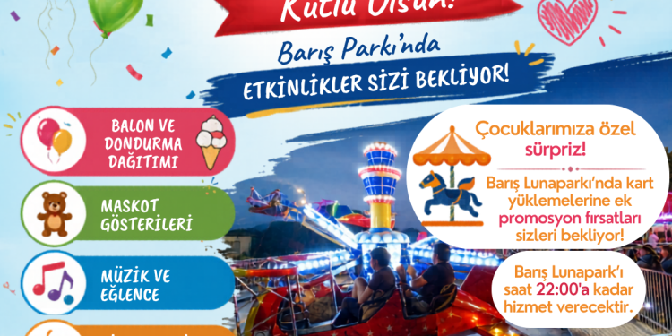 Girne Belediyesi, Barış Parkı’nda çocuklara yönelik etkinlikler düzenleyecek