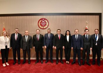 Meclis Başkanı Öztürkler, Türkiye İçişleri Bakanı Çiftçi’yi kabul etti