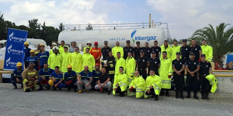 İntergaz’dan itfaiye personeline yönelik yangın ve LPG güvenliği eğitimi
