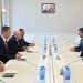 Savaşan, Azerbaycan Milli Meclisi’nde Musa Guliyev ile görüştü