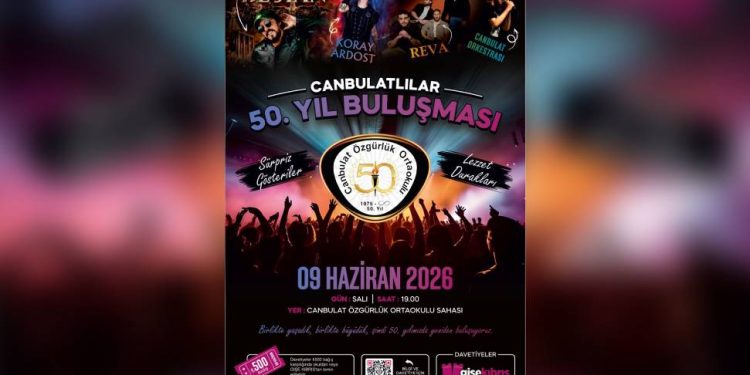 Canbulat Ortaokulu mezunları yarın akşam bir araya geliyor