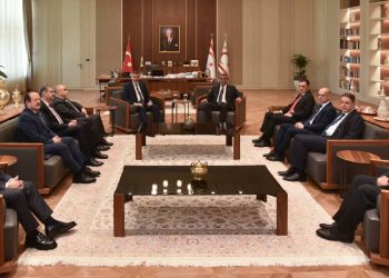 Erhürman, Türkiye İçişleri Bakanı Çiftçi’yi kabul etti