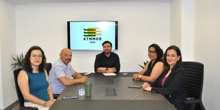 CTP Kadın Örgütü’nden KTMMOB’ye ziyaret ve davet…