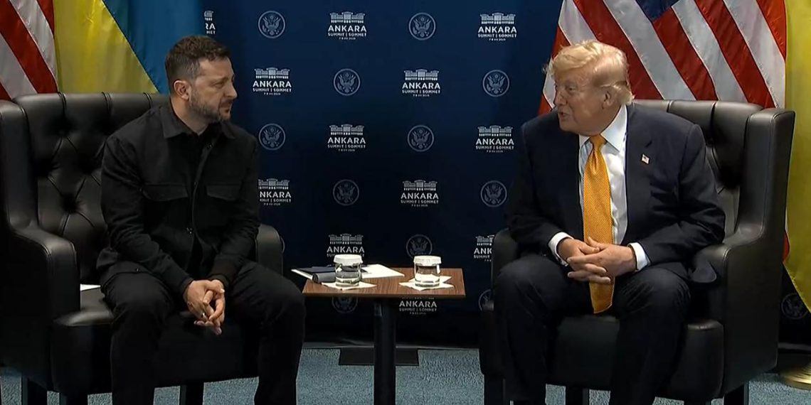 Trump, Ankara’da Zelenski ile bir araya geldi