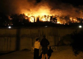 Yunanistan’da orman yangınları sürüyor