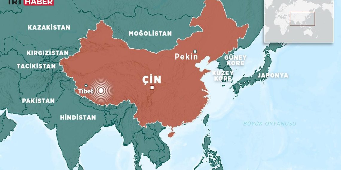 Çin’in Tibet Özerk Bölgesi’ndeki depremde 16 kişi öldü